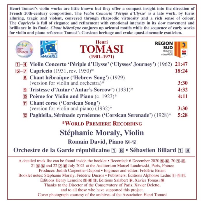 Tomasi: Complete Violin Works - slide-1