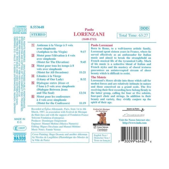 LORENZANI: Motets - slide-1