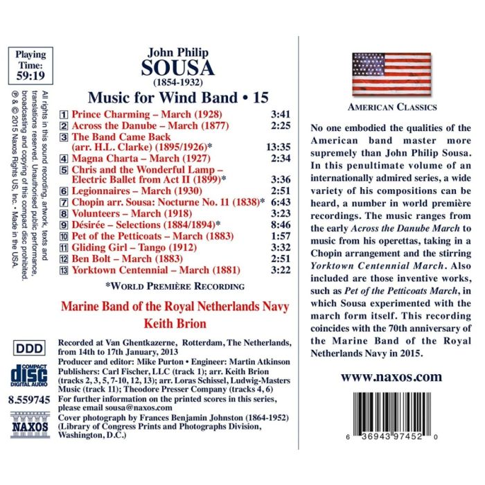 Sousa: Music for Wind Band Vol. 15 - slide-1