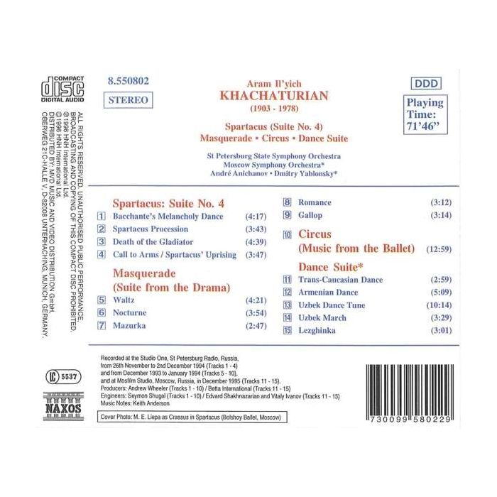 KHACHATURIAN: Spartacus Suite 4 - slide-1
