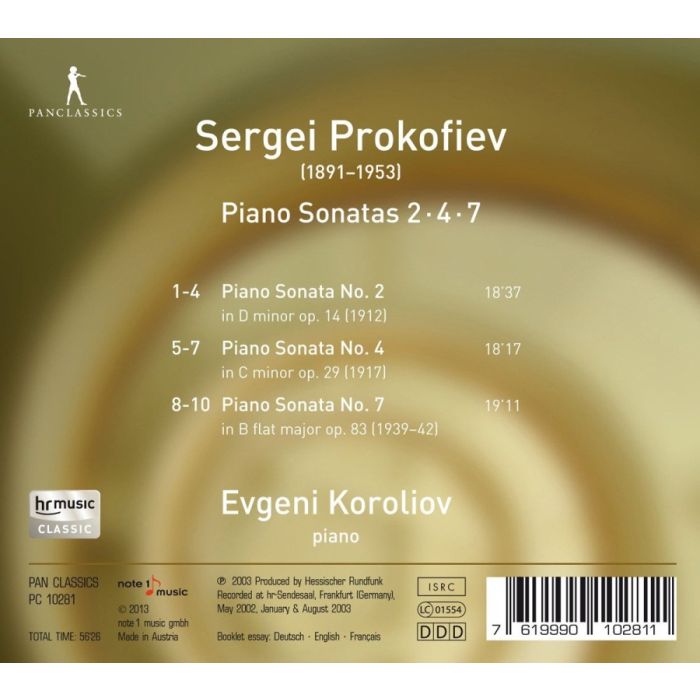 Prokofiev: Piano Sonatas Nos. 2, 4 & 7 - slide-1