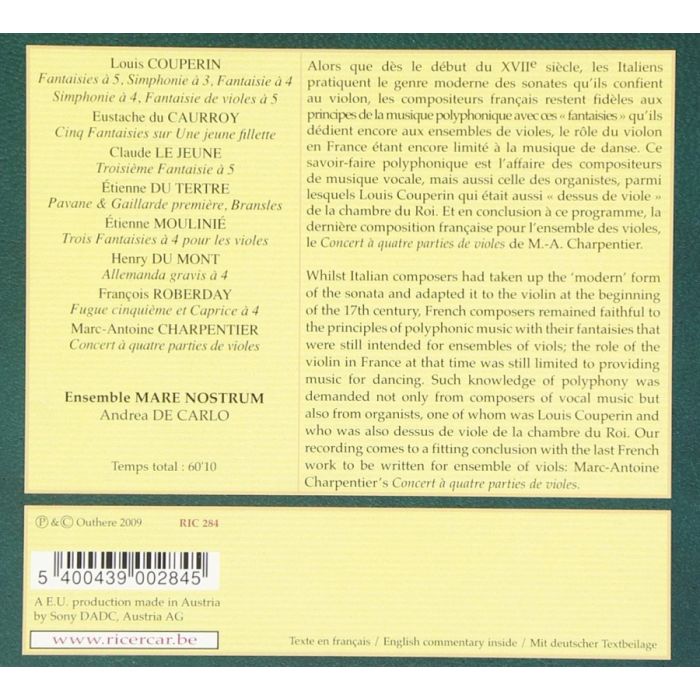 Charpentier & Couperin - Le Concert des Violes - slide-1