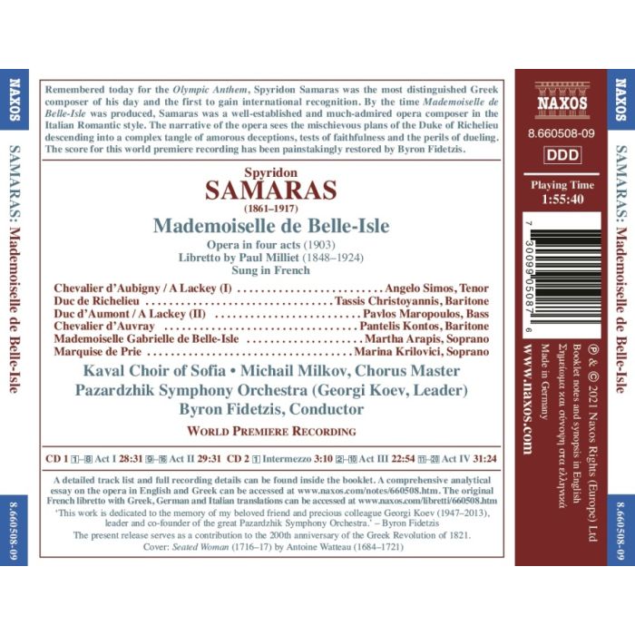 Samaras: Mademoiselle de Belle-Isle - slide-1