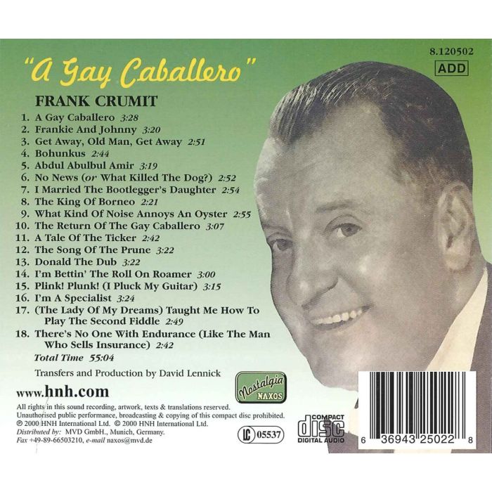 FRANK CRUMIT: A  Gay Caballero - slide-1