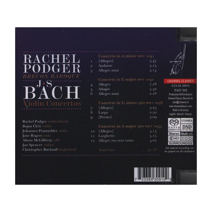 BACH: Violin Concertos  - slide-1