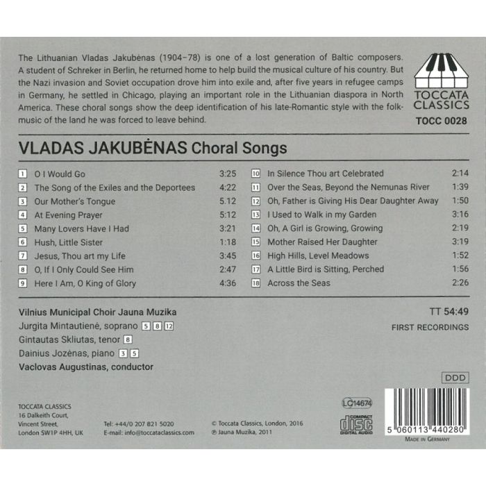 Vladas: Choral Songs - slide-1