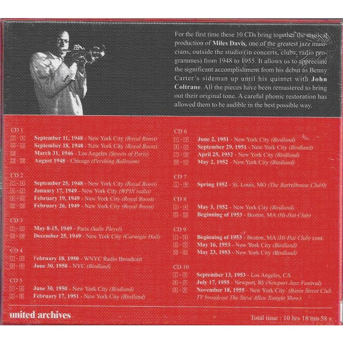 Miles Davies: Complete Live Recordings 1949-1954 - slide-1