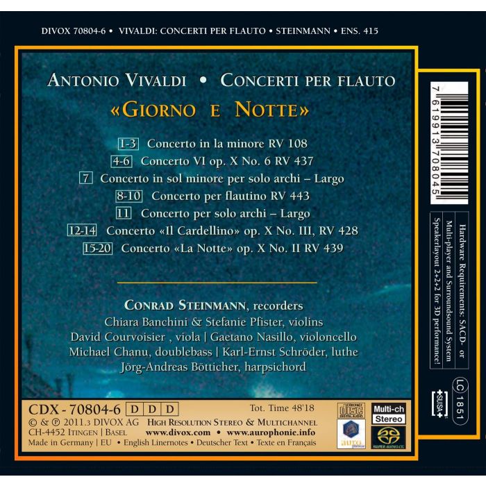 Vivaldi: Giorno e Notte - koncerty fletowe - slide-1