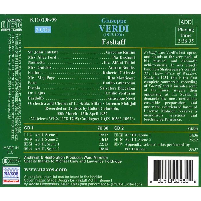 VERDI: Falstaff - slide-1
