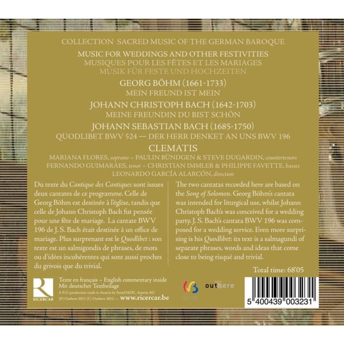 Bach; J.C. Bach; Böhm: Music for Weddings and other festivities - slide-1