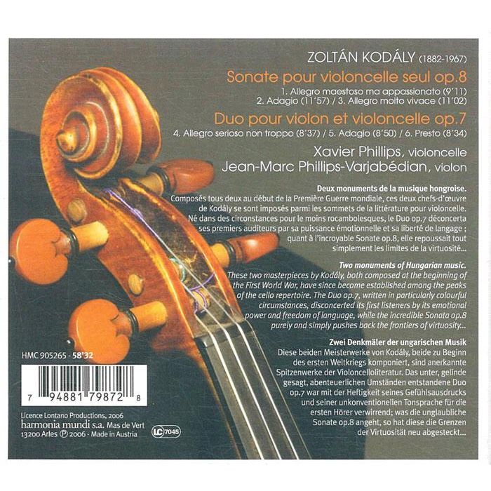 Kodaly: Duo Op. 7; Sonate Op. 8 - slide-1
