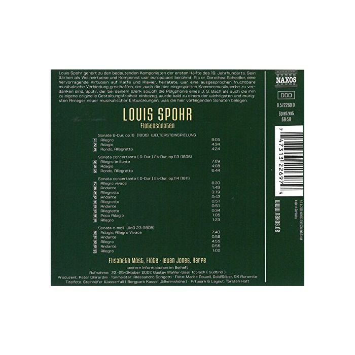 SPOHR: Sonatas for Flute and Harp - slide-1