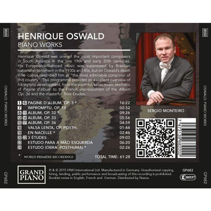 Oswald: Piano Works - slide-1