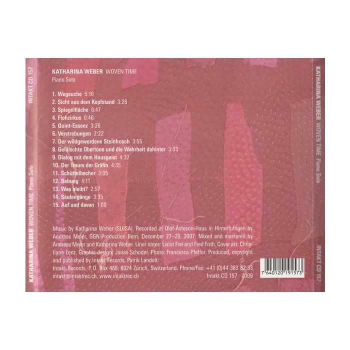 Katharina Weber: Woven Time - slide-1