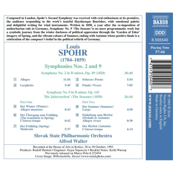 Spohr: Symphonies Nos. 2 and 9 - slide-1