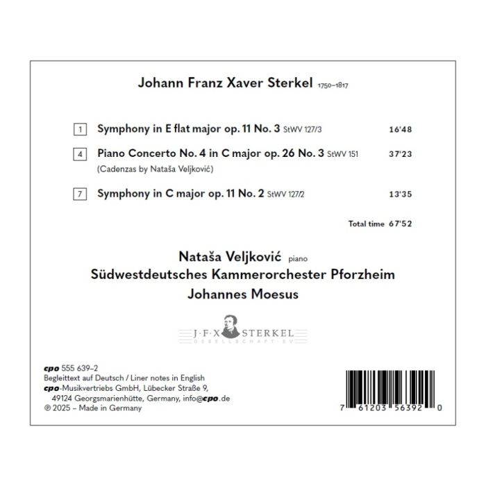 Sterkel: Symphonies; Piano Concerto - slide-1