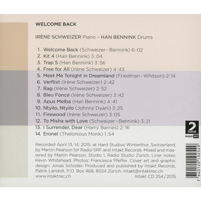 Schweizer/Bennink: Welcome Back - slide-1