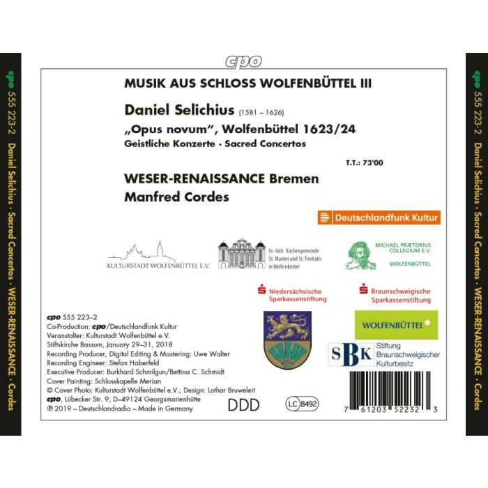 Selichius: Opus novum - Sacred Concertos - slide-1