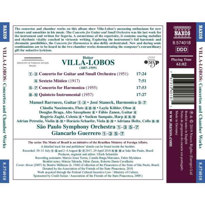 Villa-Lobos: Guitar Concerto; Harmonica Concerto - slide-1
