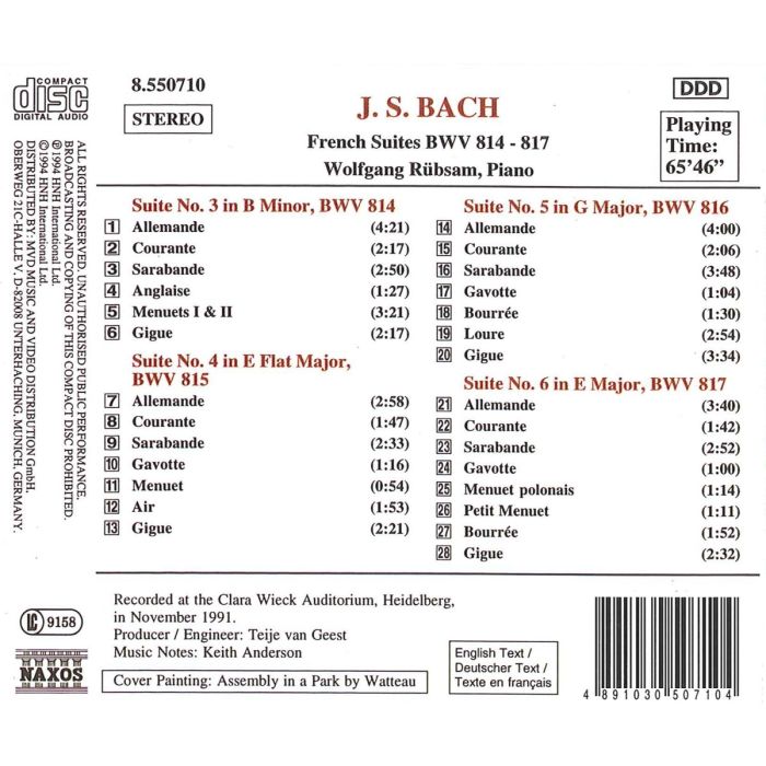 BACH: French Suites - slide-1