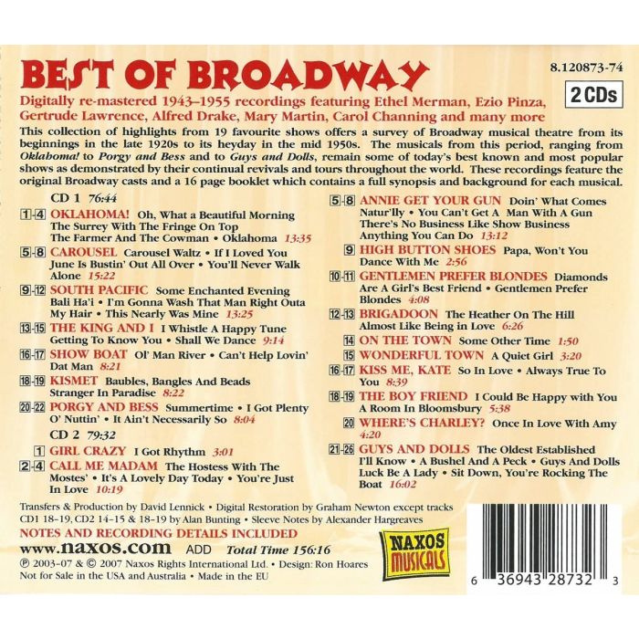 BEST OF BROADWAY - slide-1