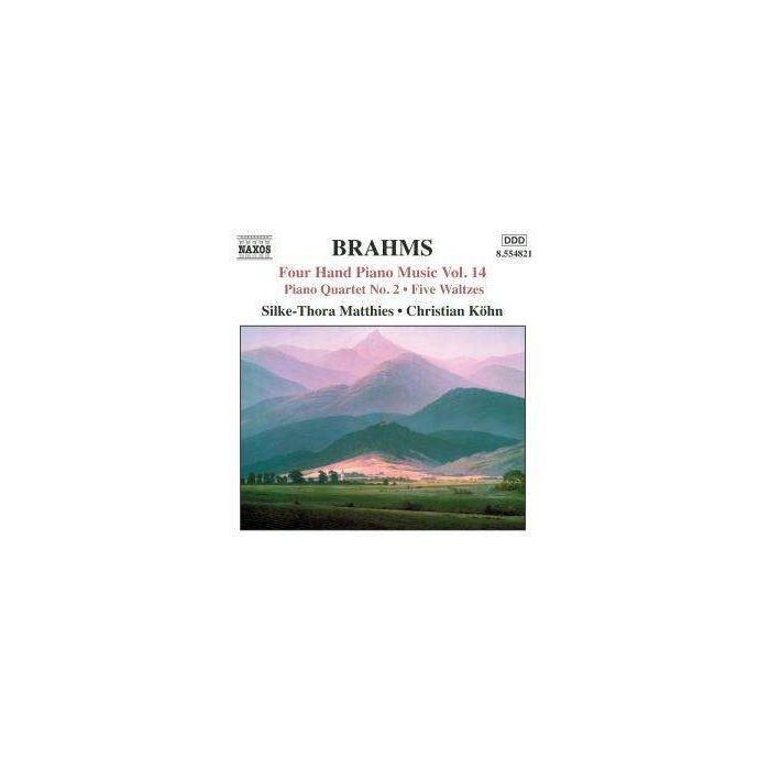 BRAHMS: Four-Hand Piano Music Vol. 14