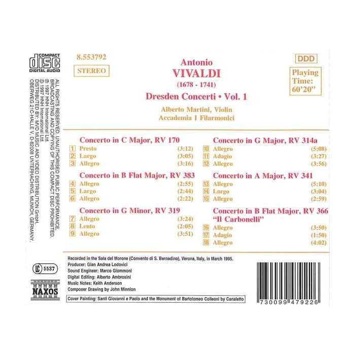Vivaldi: Dresden Concerti vol. 1 - slide-1