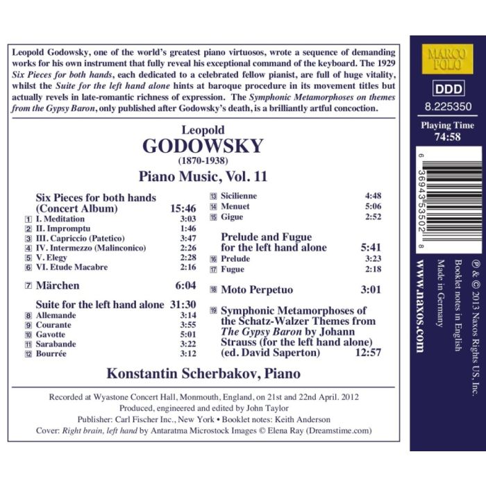 Godowsky: Piano Music Vol. 11 - Gypsy Baron Symphonic Metamorphoses - slide-1