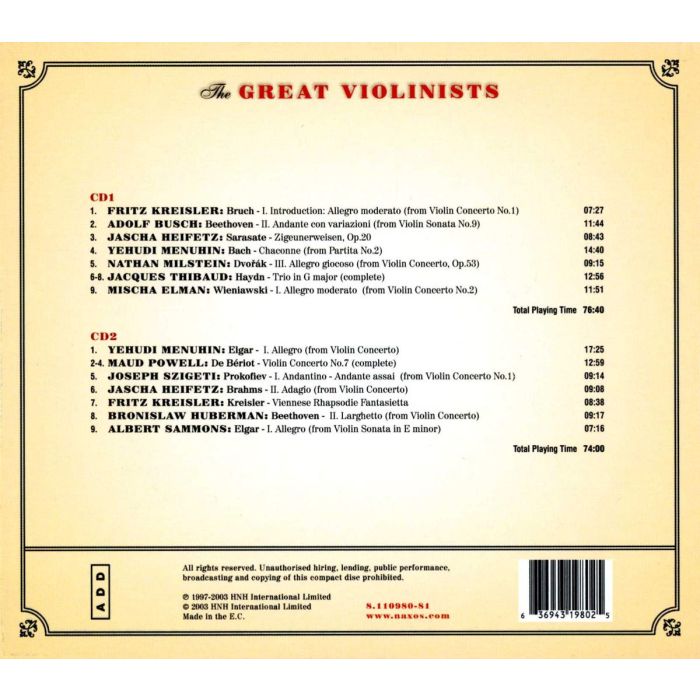 GREAT VIOLINISTS - slide-1