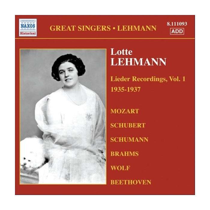 Lotte Lehmann - Lieder Recordings Vol.1