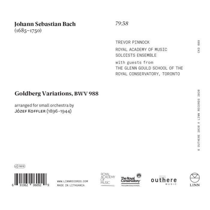 Bach: Goldberg Variations (arranged for small orchestra by Józef Koffler) - slide-1