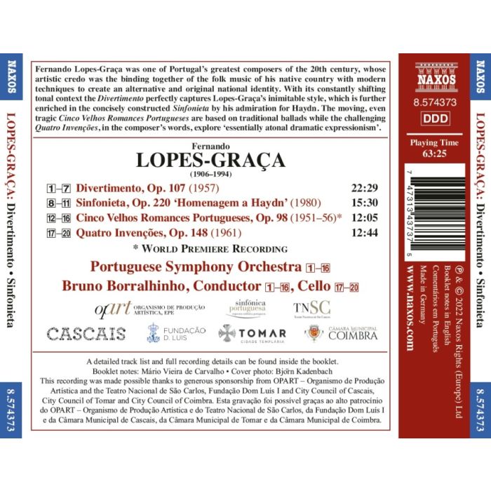 Lopes-Graça: Divertimento; Sinfonieta - slide-1