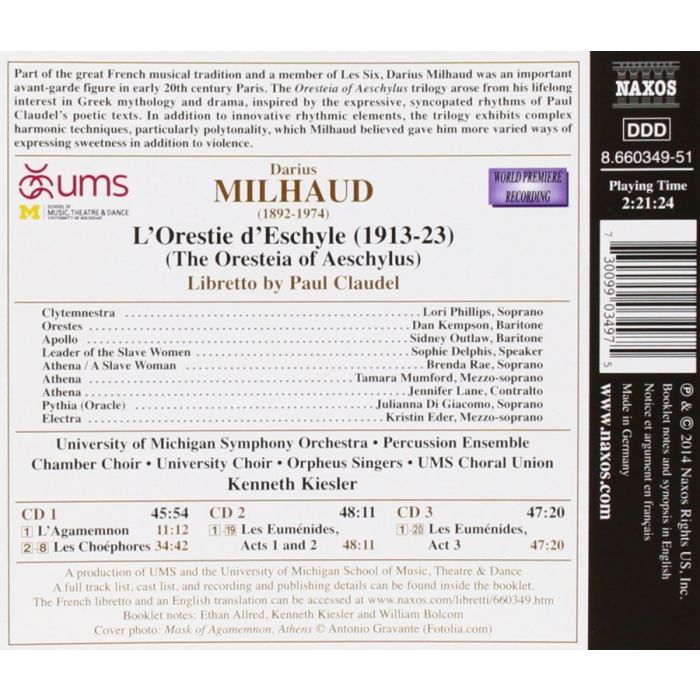 Milhaud: L´Orestie d´Eschyle - slide-1