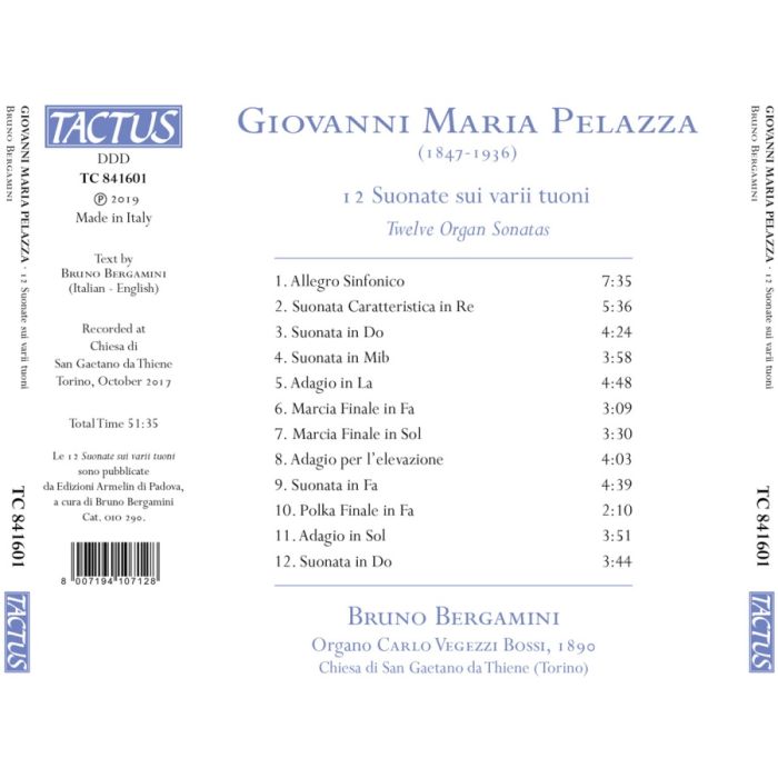 Pelazza: 12 Organ Sonatas - slide-1
