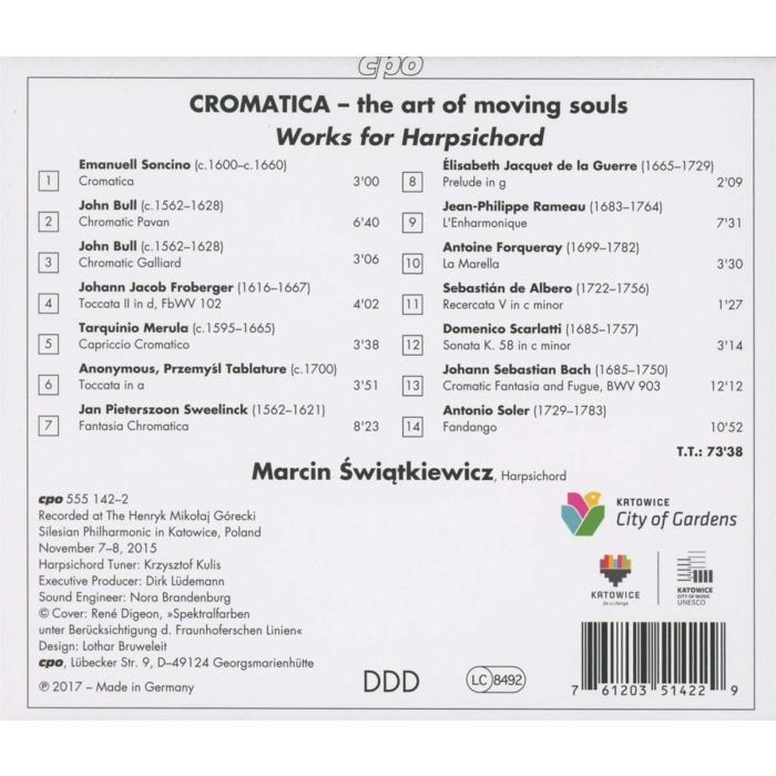 Cromatica - Works for Harpsichord: Bull; Froberger; Merula; Bach; ... - slide-1