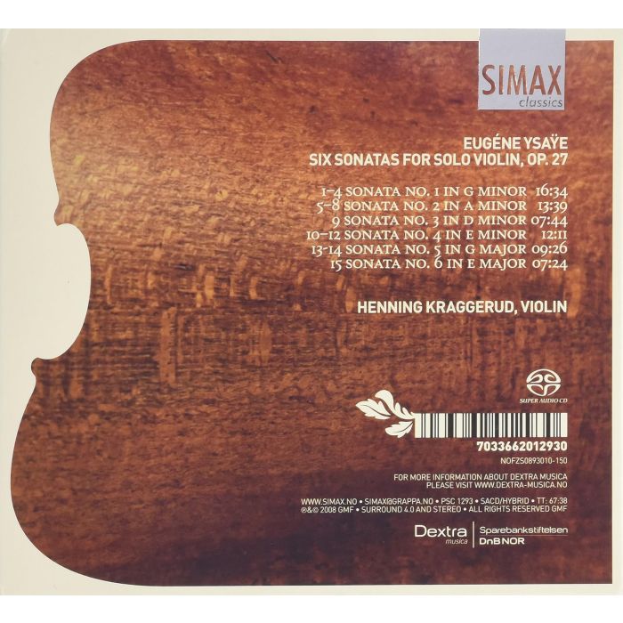 YSAYE: 6 sonatas for solo violin op 27 - slide-1
