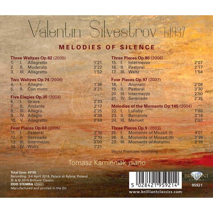 Silvestrov: Melodies of Silence - slide-1