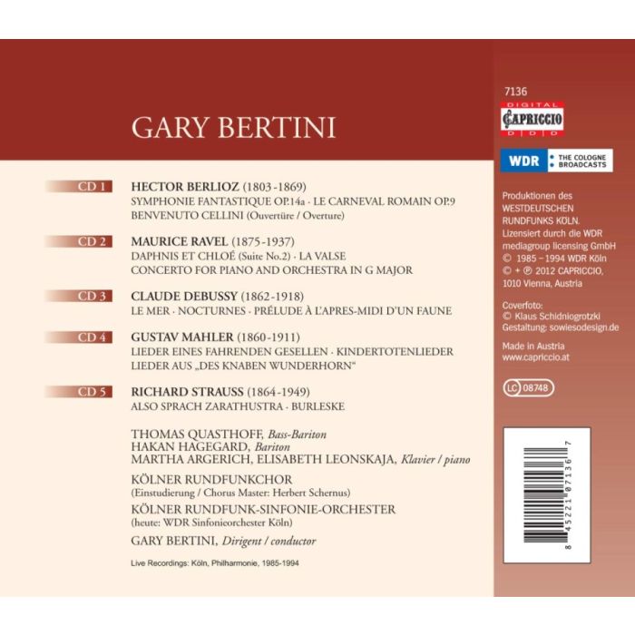 Berlioz: Symphonie fantastique, Ravel: Daphnis et Chloé, La Valse, Debussy: La mer, Strauss: Also sprach Zarathustra, ... - slide-1
