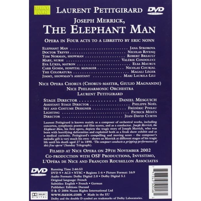 Petitgirard: Joseph Merrick, the Elephant Man - slide-1