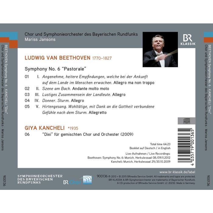 Beethoven: Symphony No. 6; Kancheli: Dixi - slide-1