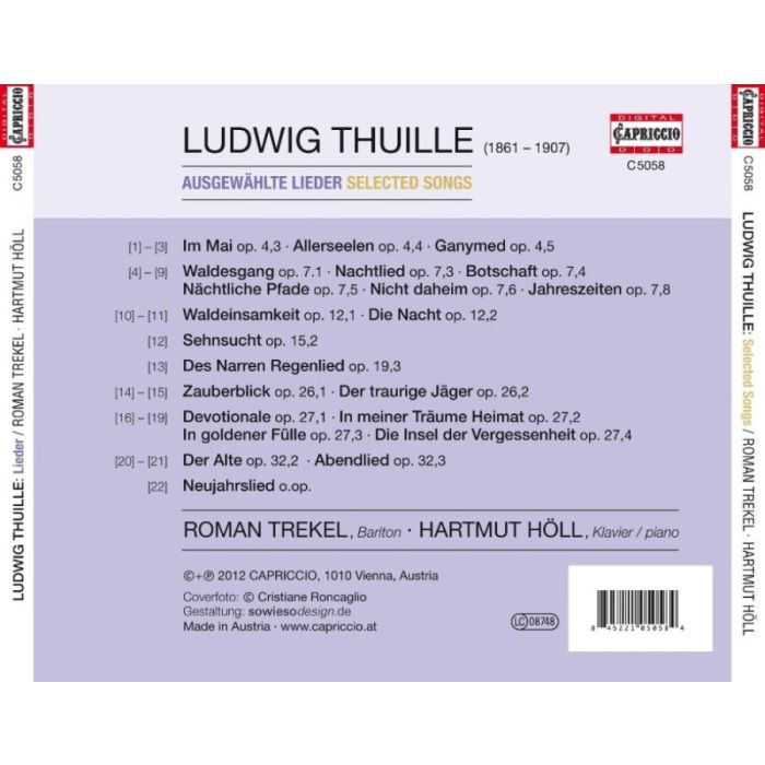 Thuille: Selected Songs - slide-1