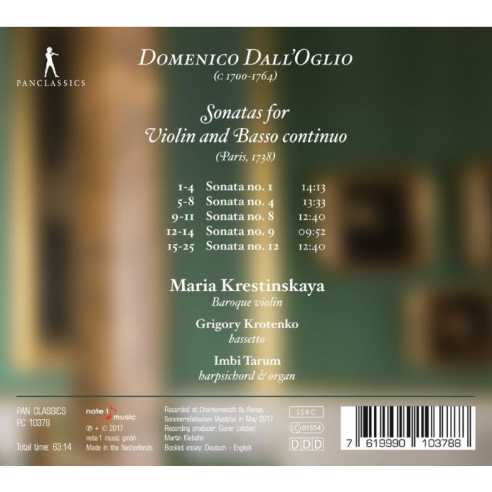 Oglio: Violin Sonatas - slide-1