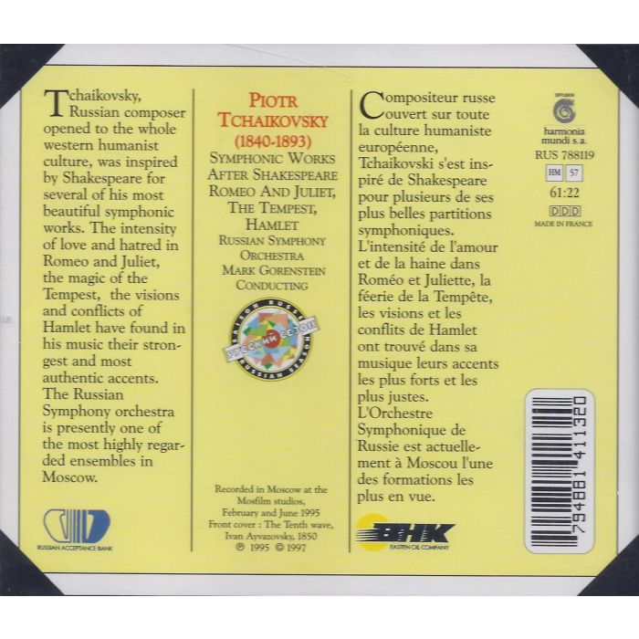 TCHAIKOVSKY: Symphonic Works after Sheakespeare - slide-1