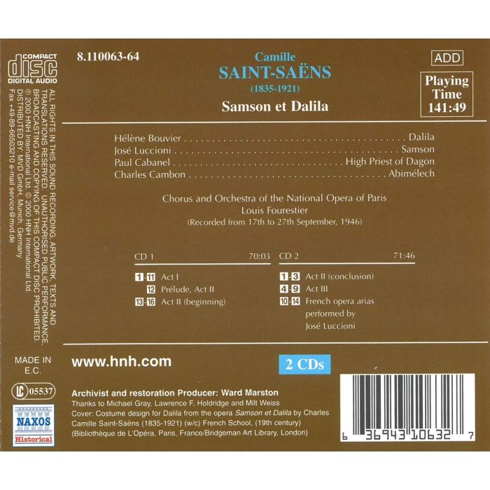 SAINT-SAENS: Samson et Dalila - slide-1