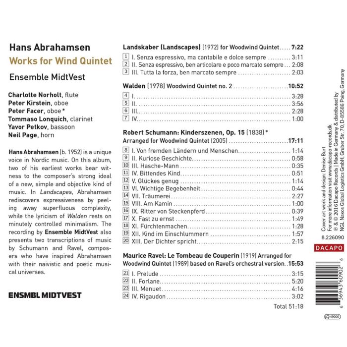 Abrahamsen: Works for Wind Quintet - slide-1