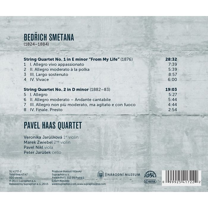 Smetana: String Quartet No. 1 and No..2 - slide-1