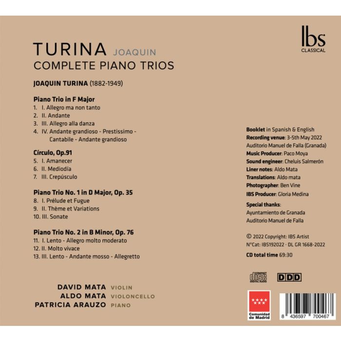 Turina: Complete Piano Trios - slide-1