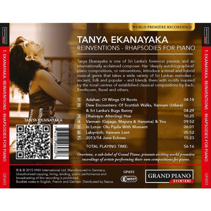 Ekanayaka: Reinventions - Rhapsodies for Piano - slide-1