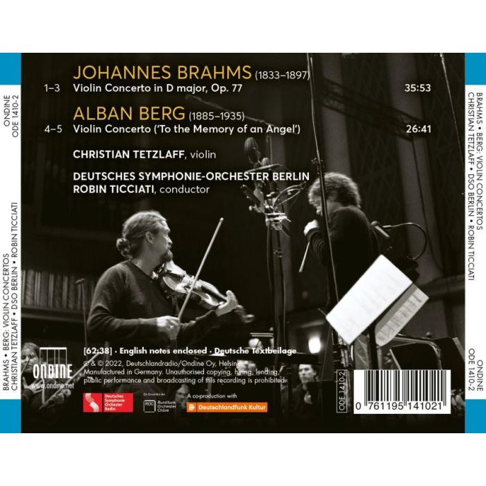 Brahms & Berg: Violin Concertos - slide-1