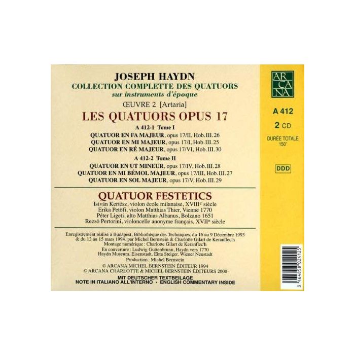 Haydn: Les Quatuors 9 - slide-1